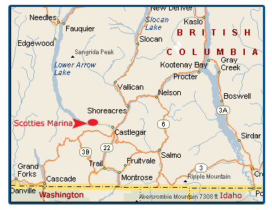 Scotties location map